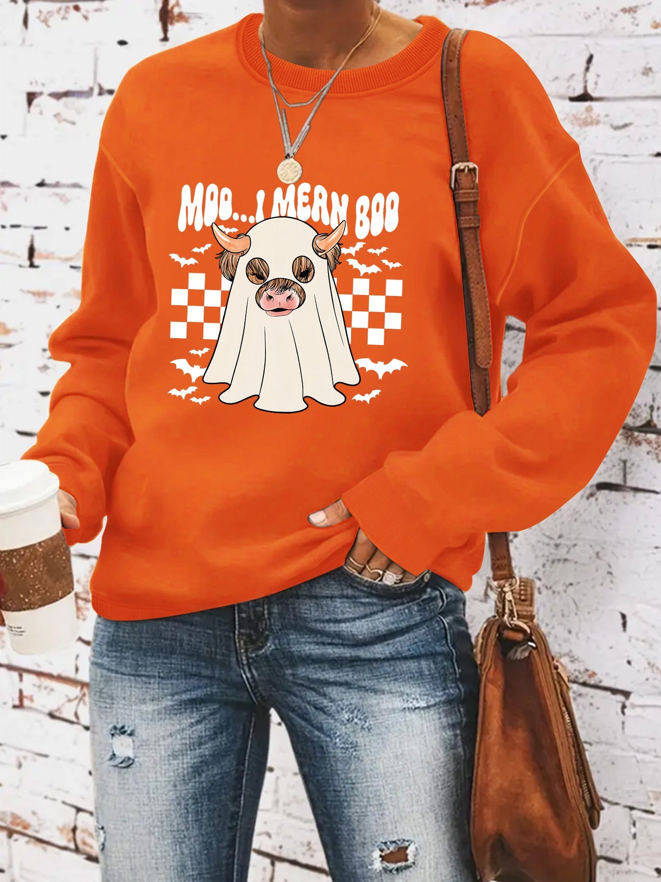 Damen Sweatshirt Halloween-Design Eveloria