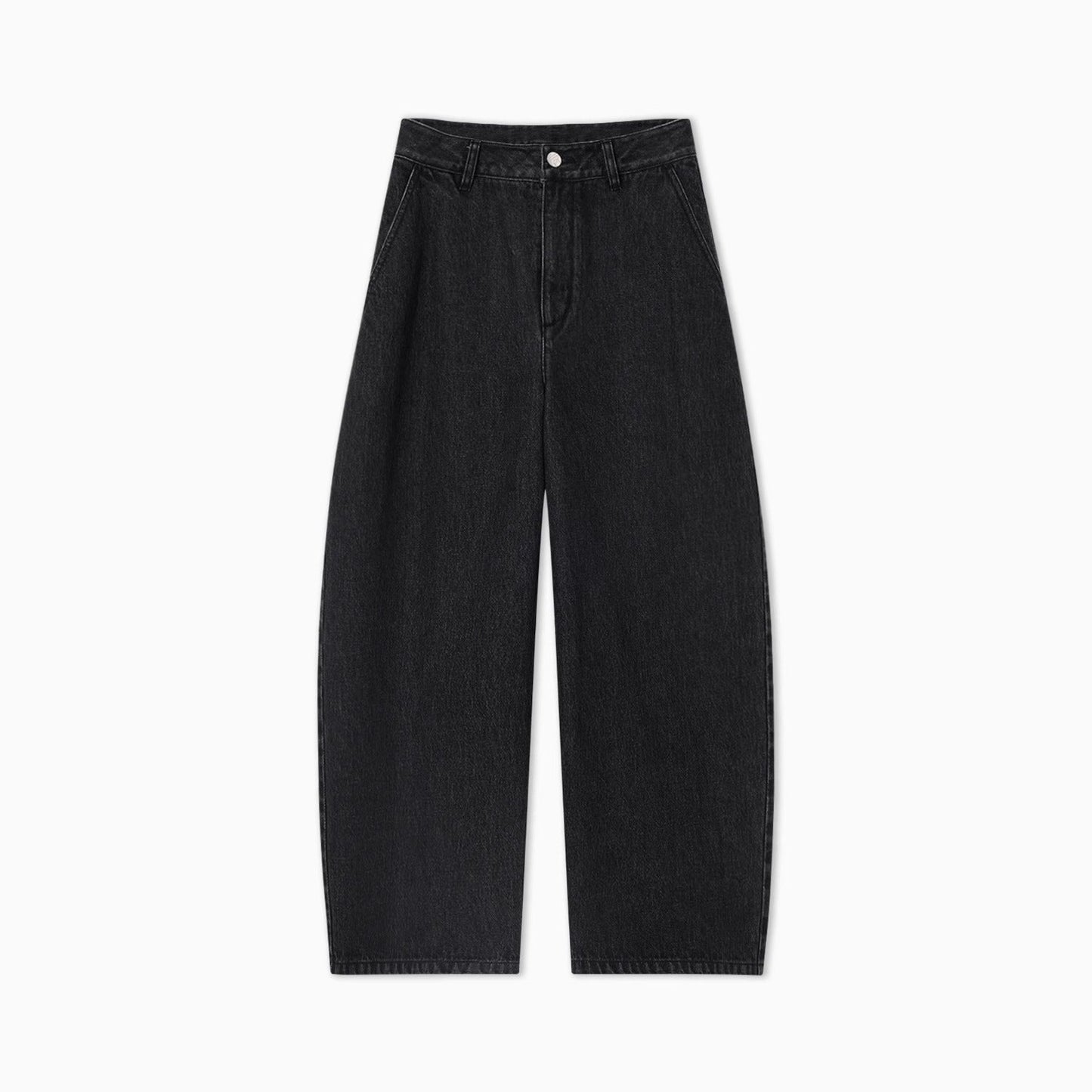 Damen Weite Jeans Hochbund Eveloria