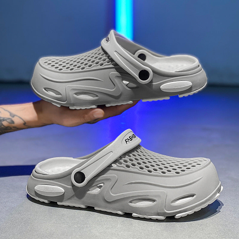 Herren Clogs Atmungsaktives Material Verstellbarer Riemen Eveloria