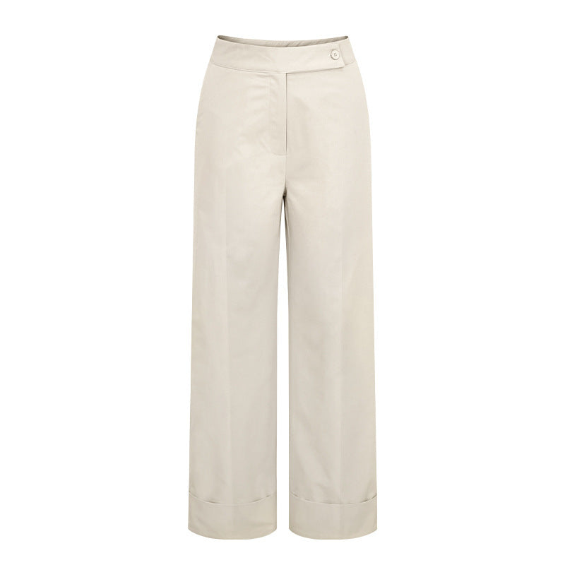 Damen Weite Hosen Modischer Bund Eveloria