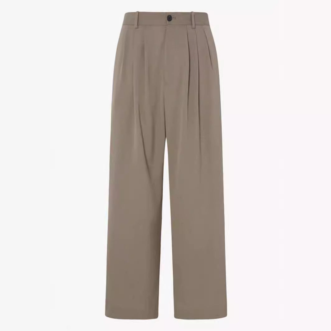 Damen Weite Stoffhose Elegantes Design Eveloria