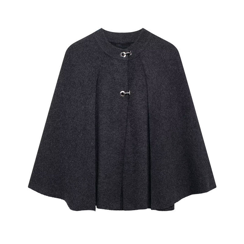 Eveloria Damen Umhangjacke Elegant Geschnitten