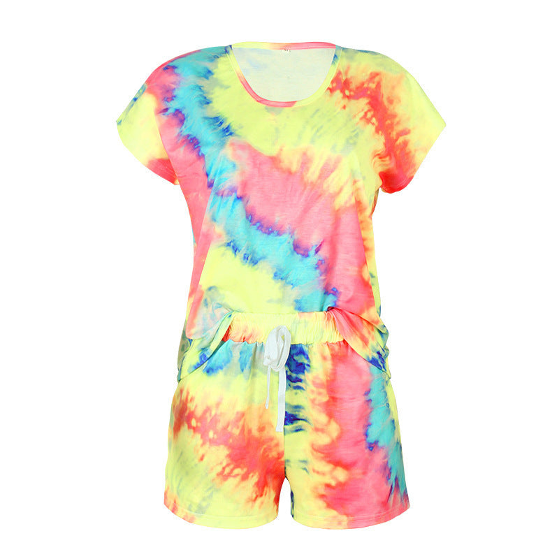 Damen Freizeitanzug Batikmuster Eveloria