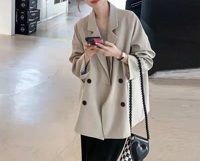 Damen Oversize Blazer Strukturiert Eveloria