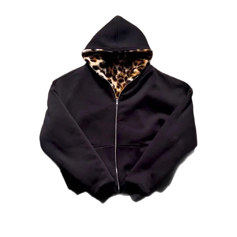 Damen Kapuzenjacke Samtig Fütterung Eveloria