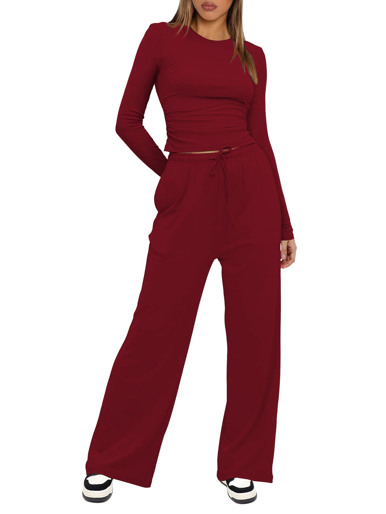 Damen Lounge-Set Langarm Eveloria