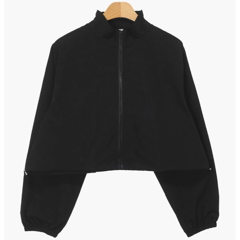 Damen Leichte Cropped Übergangsjacke