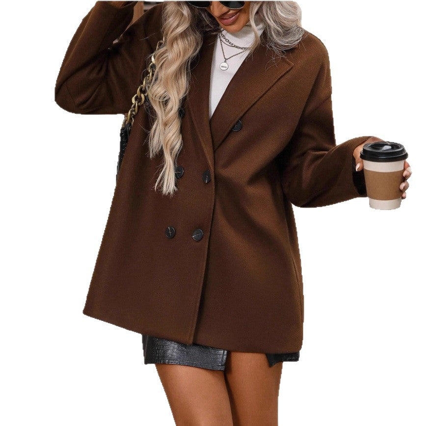 Damen Blazer Oversized Weich Eveloria