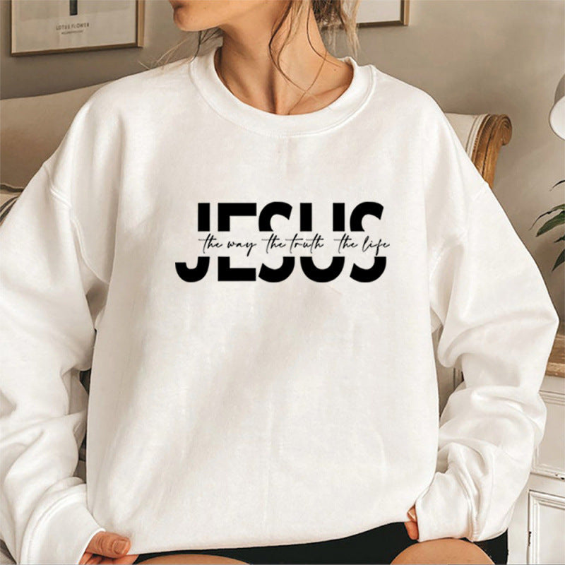 Damen Sweatshirt mit Spruch Hochwertiger Stoff Beige