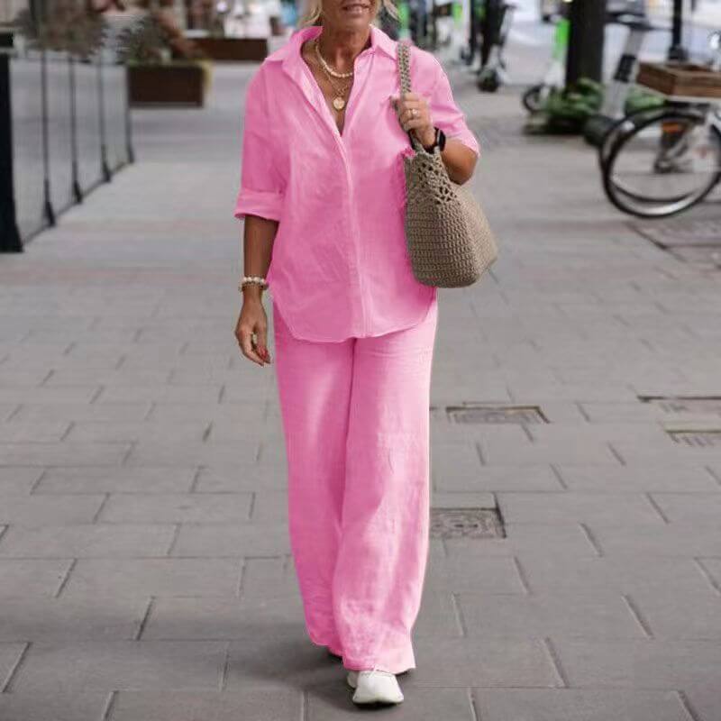 Eveloria Damen Set Elegantes Komfort-Outfit