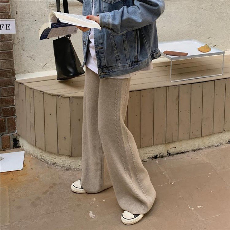 Damen Rippenstrickjacke Stehkragen Kuschelig Eveloria
