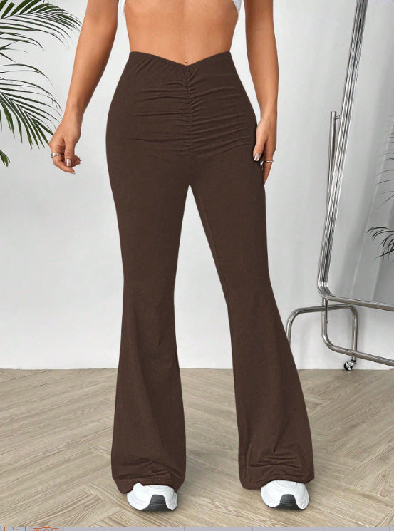 Damen Hochtaillierte Bootcut-Hose Eveloria