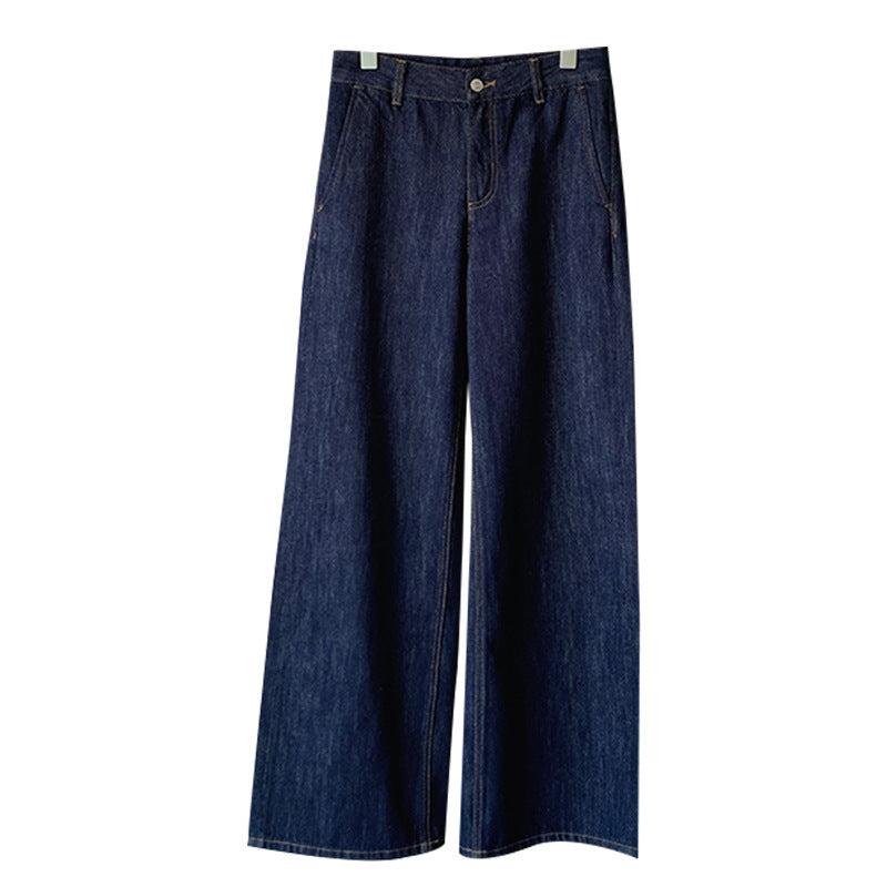 Damen Weite Jeans Lockere Fit Eveloria