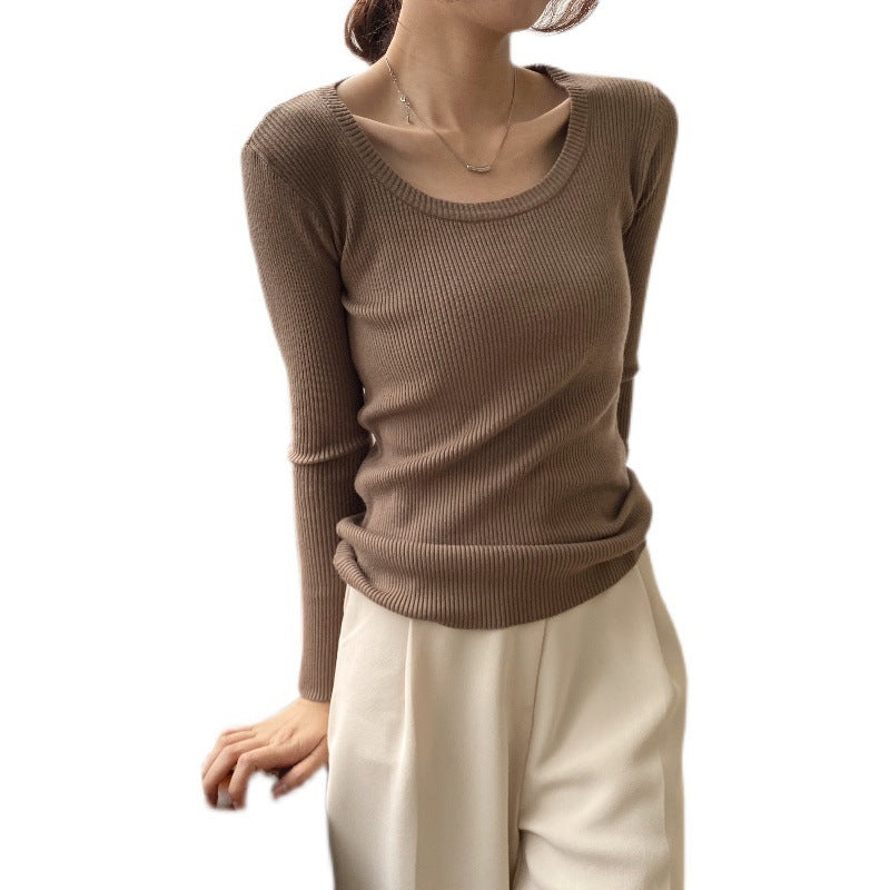 Damen Langarm-Shirt Eveloria Baumwolle Weiß