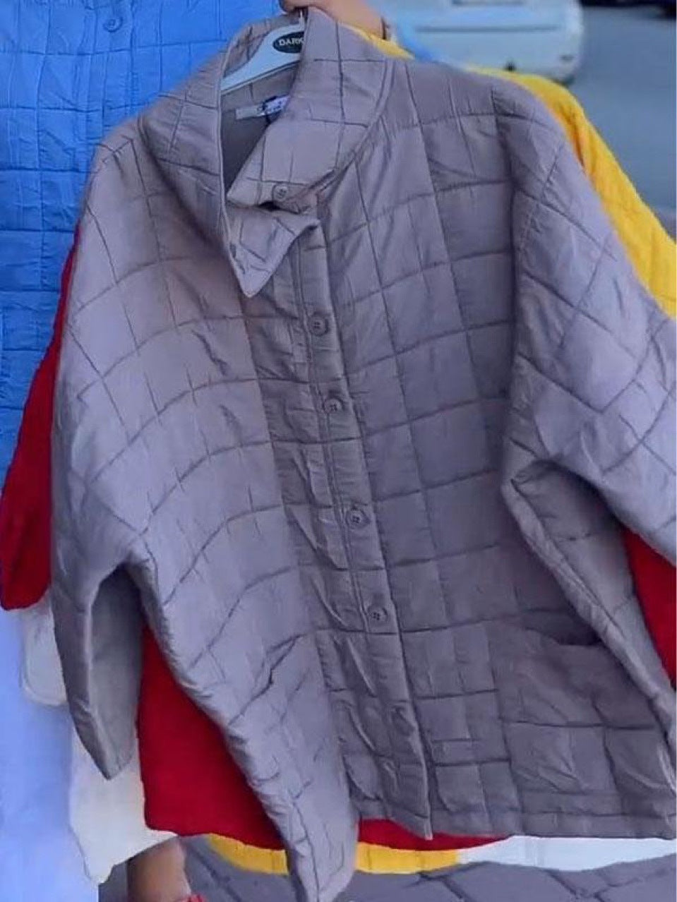Damen Winterjacke Gesteppt Leicht Eveloria