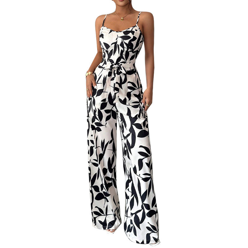 Damen Jumpsuit Eveloria Floral Elegant