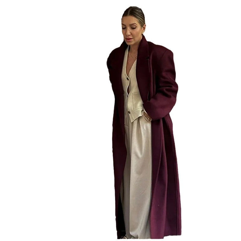 Damen Oversized Mantel Modisch Eveloria
