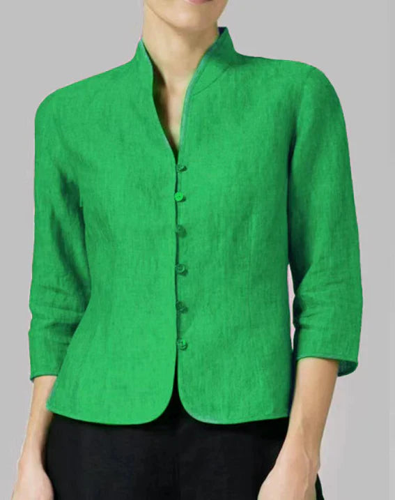 Damen Übergangsjacke Stehkragen 3/4-Ärmel