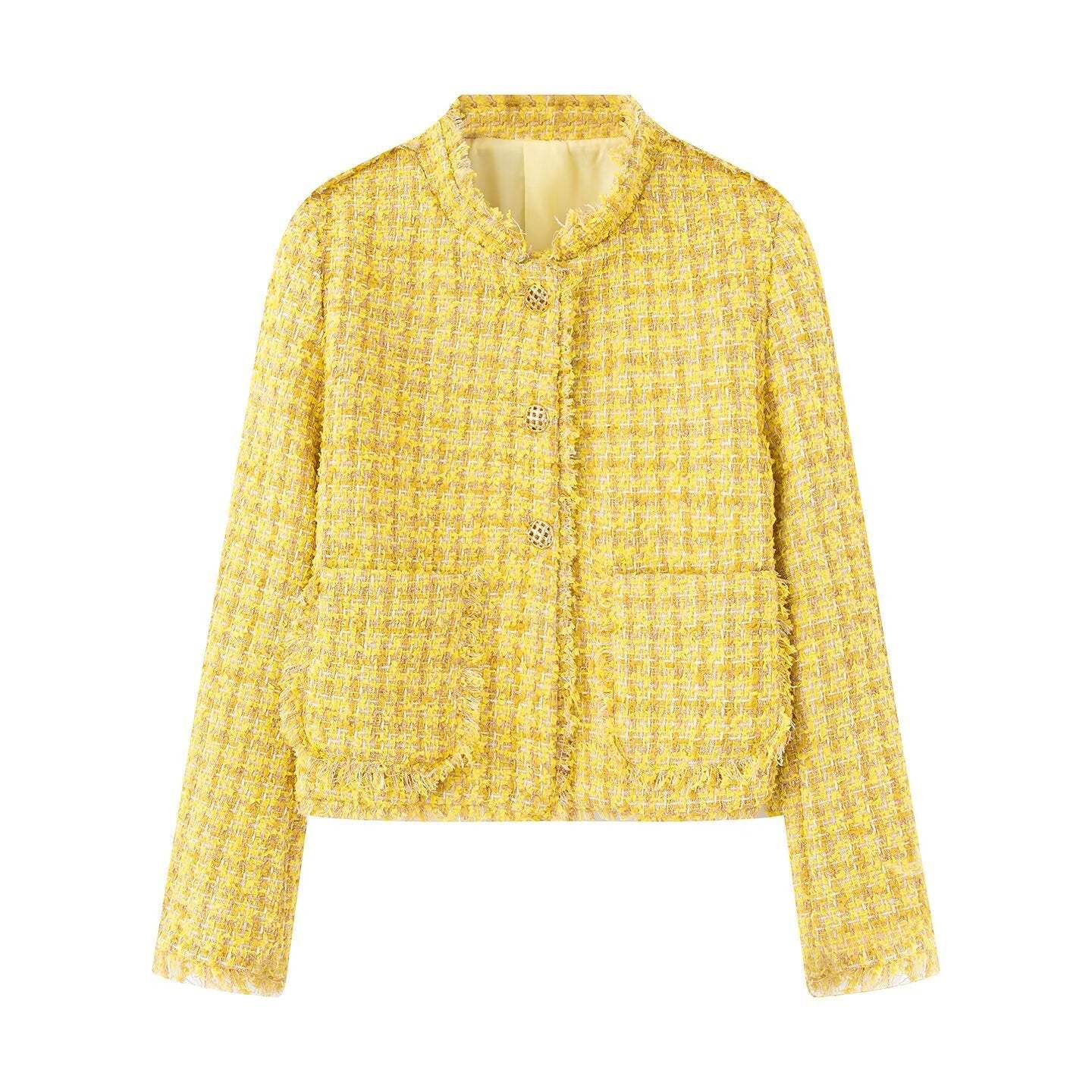 Damen Tweedjacke Schnittig Eveloria