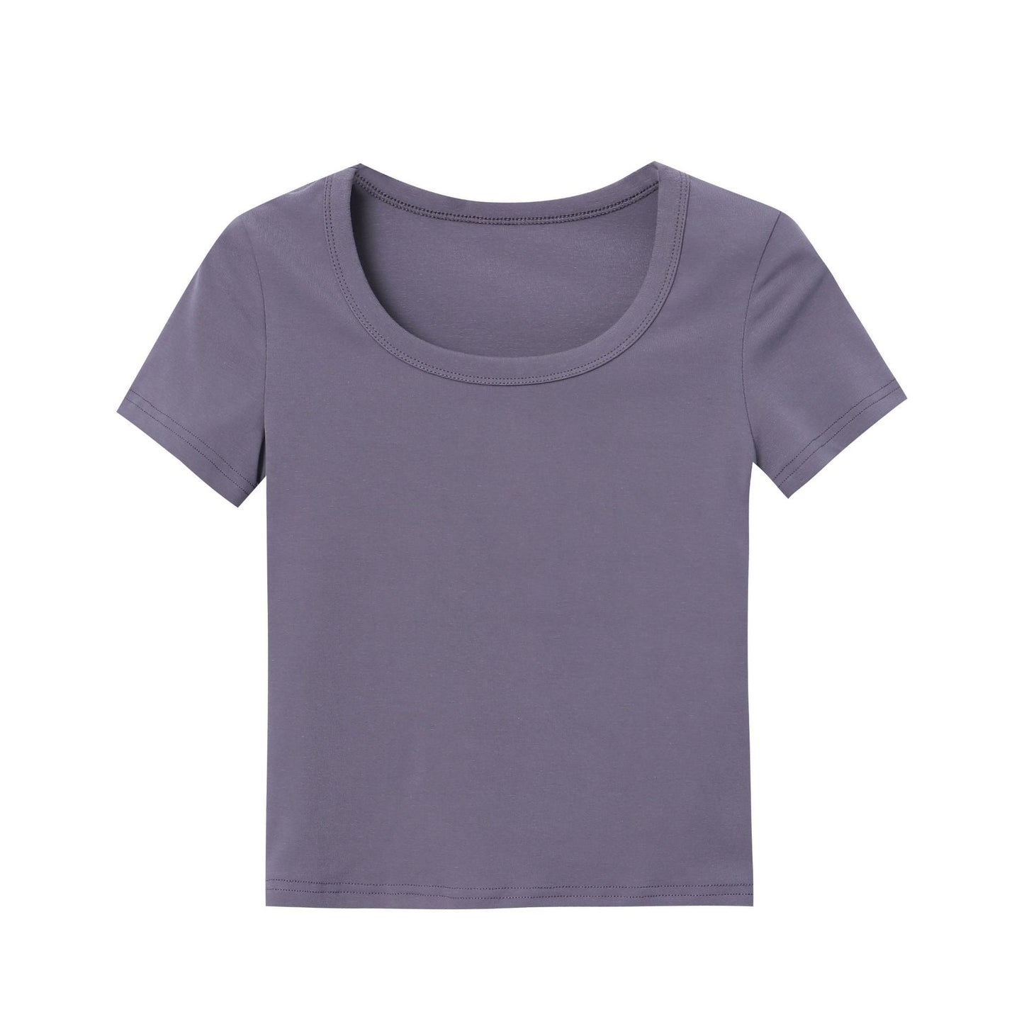 Damen Rundhalsoberteil Weiches Jersey Eveloria