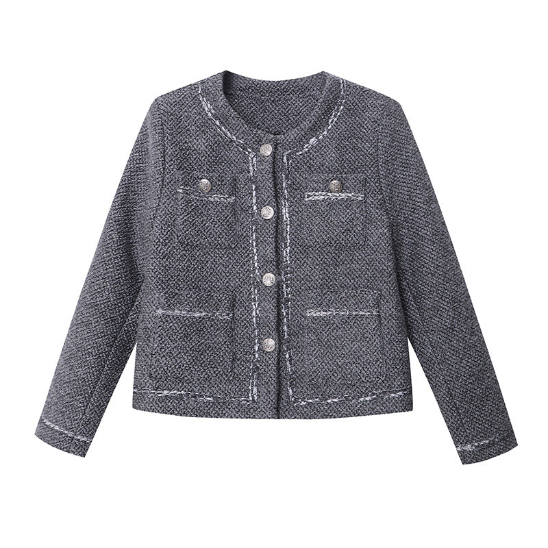 Damen Kurzjacke Eveloria Strukturiert