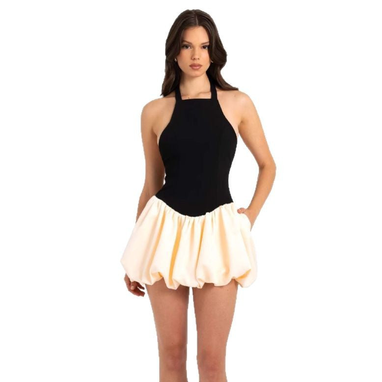Damen Trägerkleid mit Rock und Taschen Eveloria