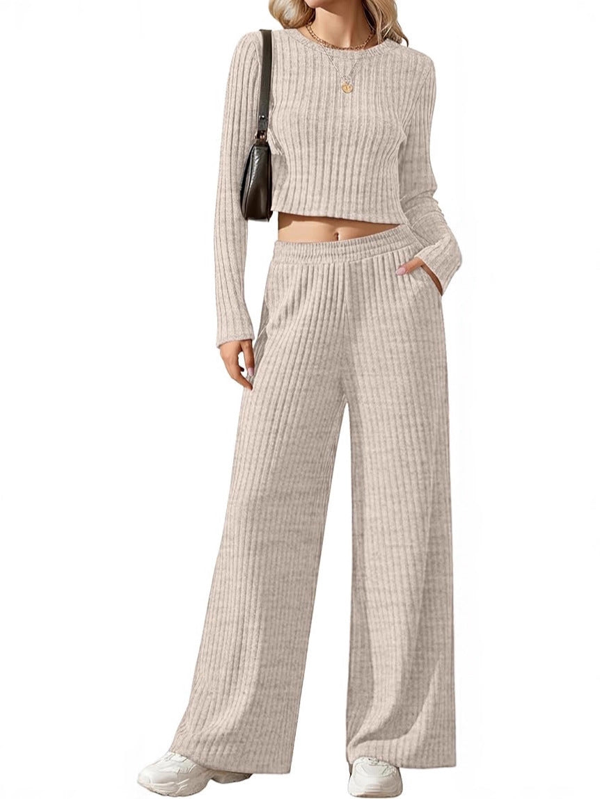 Damen Strickensemble Weites Schnitt Eveloria
