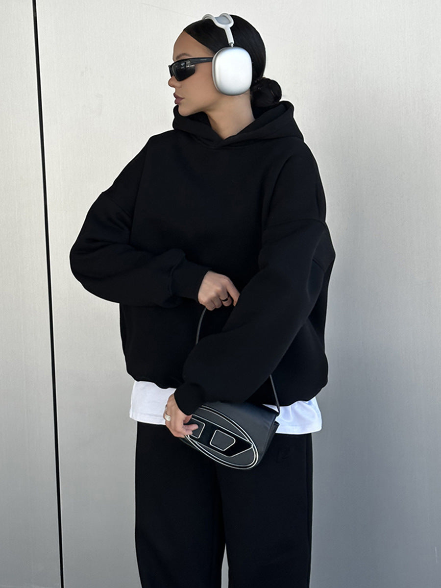 Damen Oversized Sweatshirt Jogginghose Set Eveloria