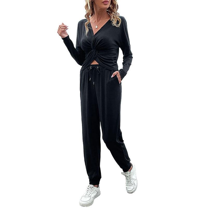 Damen Jumpsuit Elegantes Design Mit Knotendetail