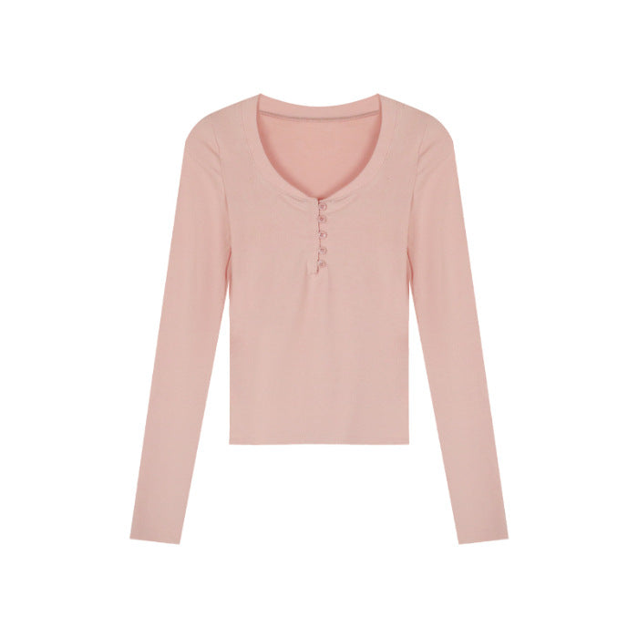 Damen Langarmshirt Eveloria Baumwolle Bequem