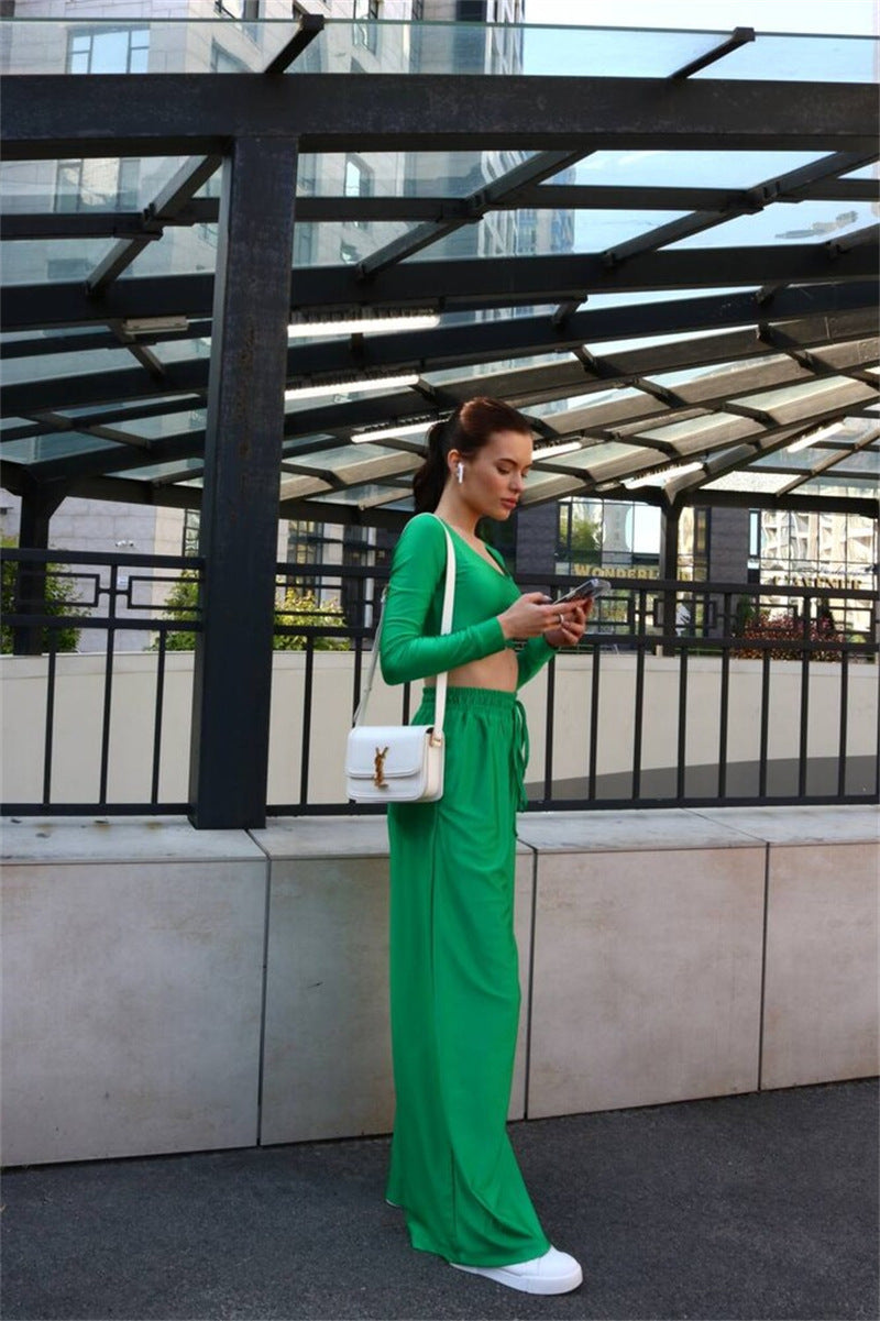 Damen Lounge-Set Weites Oberteil Lässige Hose Eveloria