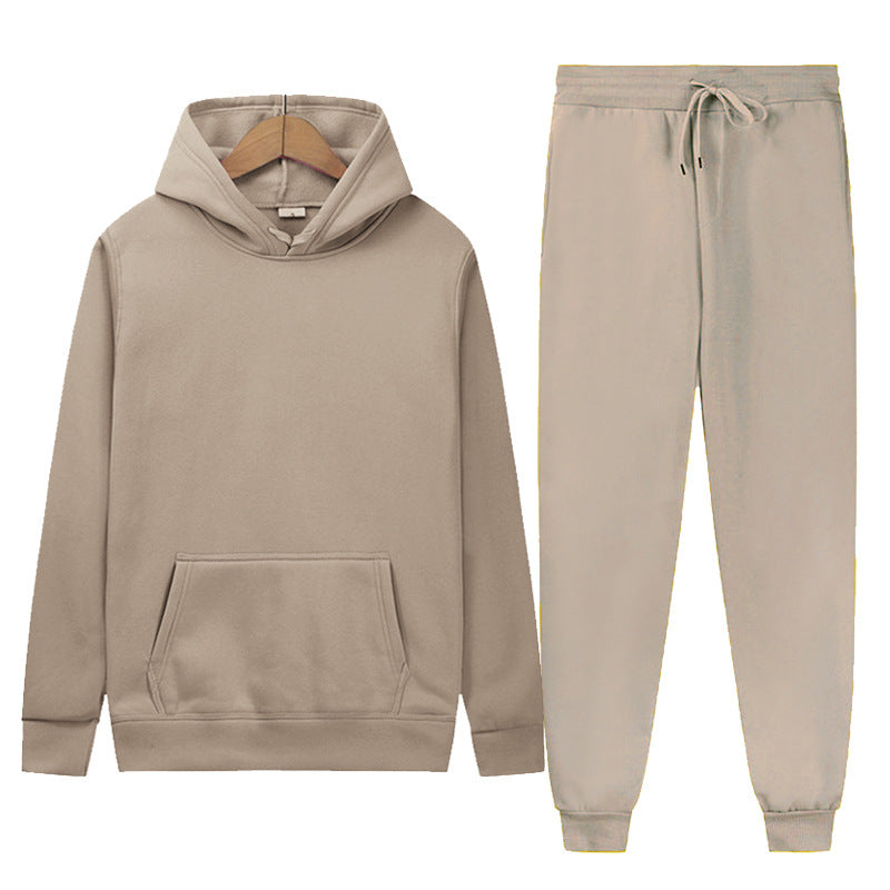 Damen Kapuzenpullover Jogginghose Set Baumwollmix Eveloria