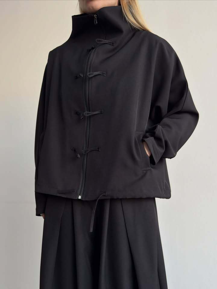 Damen Kapuzenjacke Reißverschluss Taschen