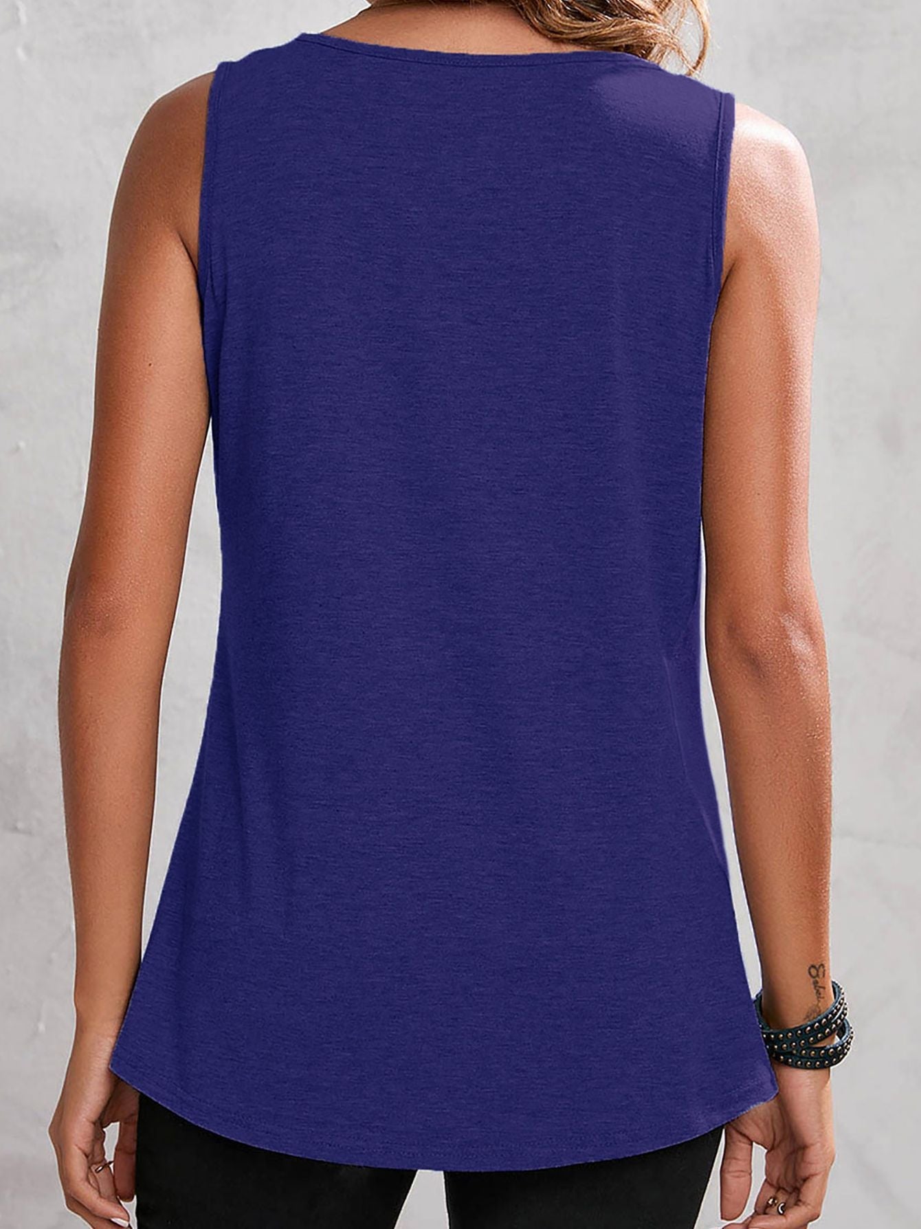 Damen Ärmelloses Weiches Material Modischer Schnitt Eveloria