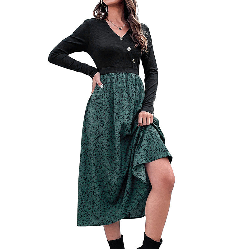Damen Maxikleid Tailliert Elastisch Eveloria