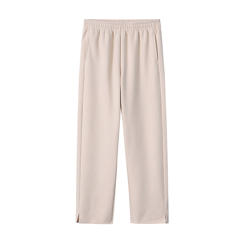 Damen High-Waist Hose Lässig Geschnitten Eveloria