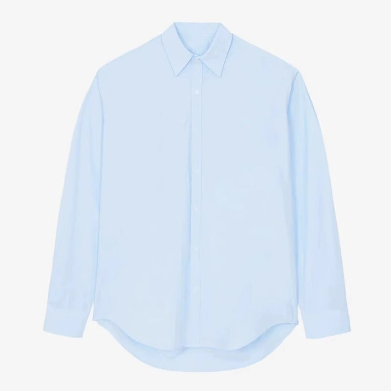 Damen Oversize-Hemd Eveloria Baumwolle Weiß