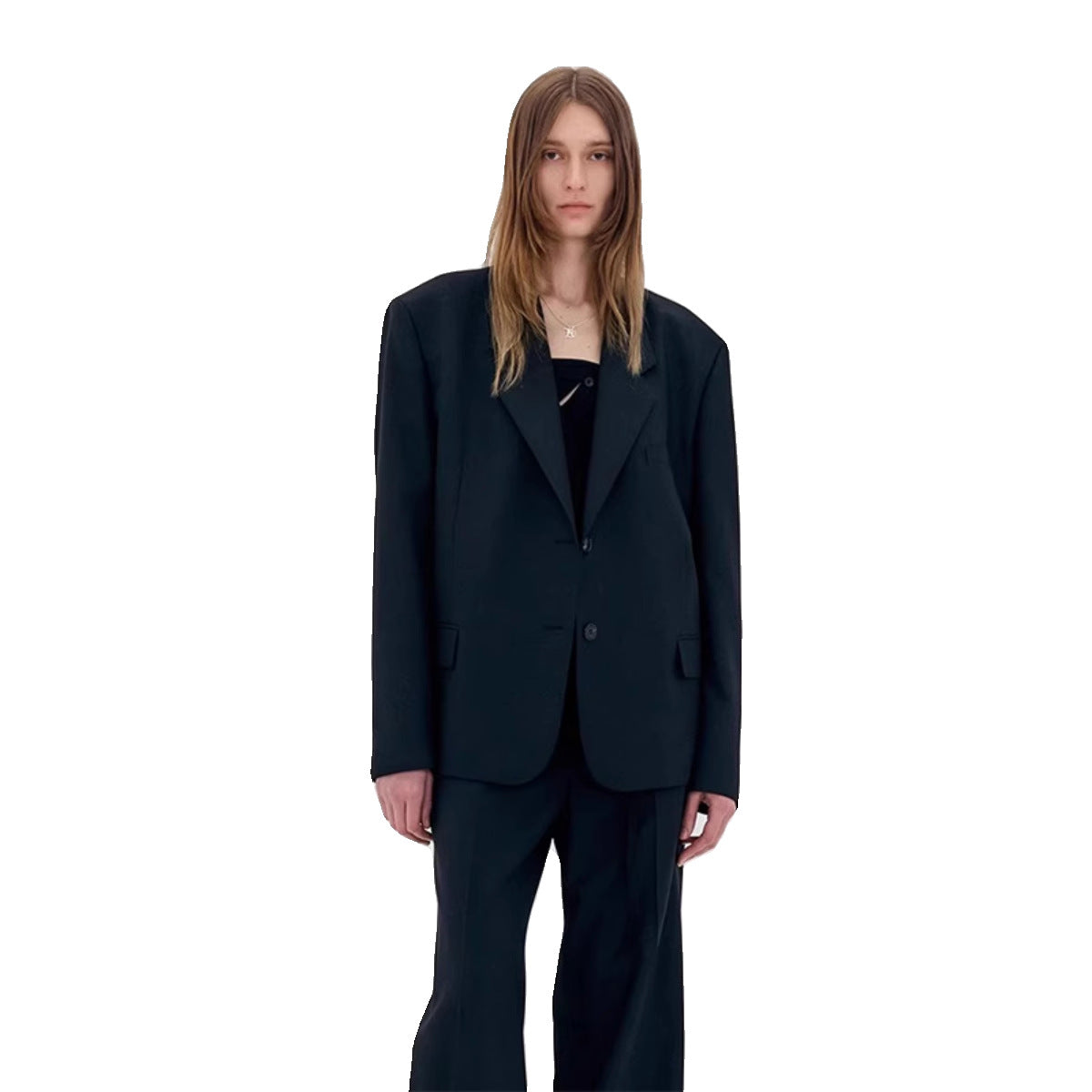 Damen Oversized Blazer Karomuster Eveloria