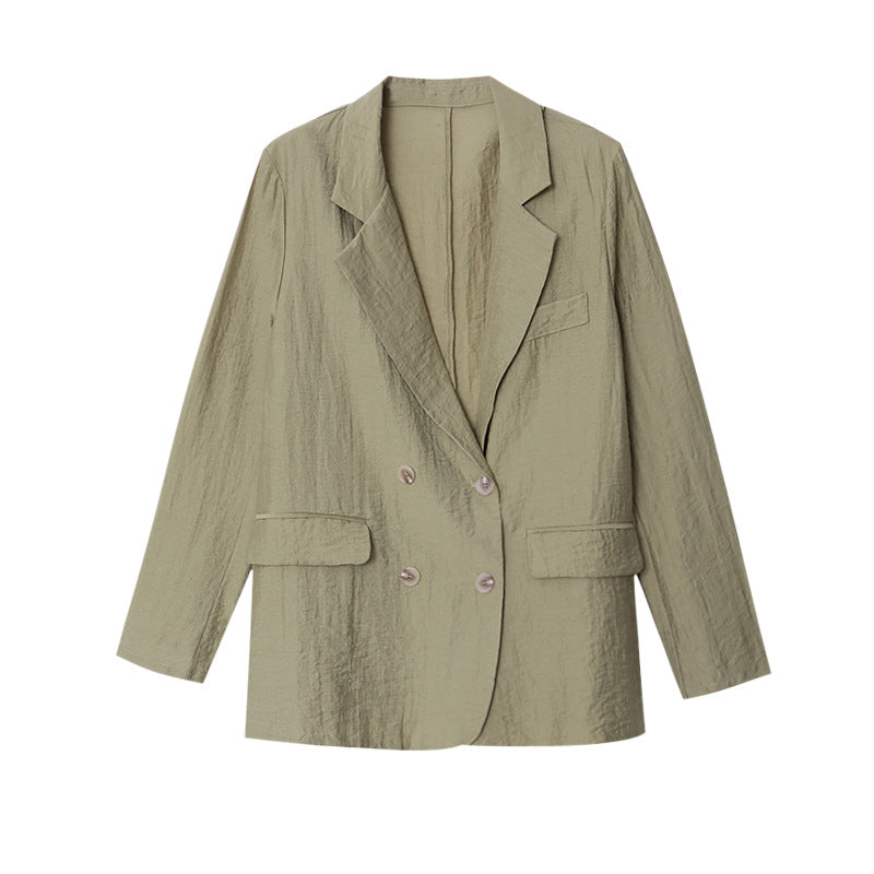 Damen Blazer Strukturiertes Gewebe Eveloria Elegant