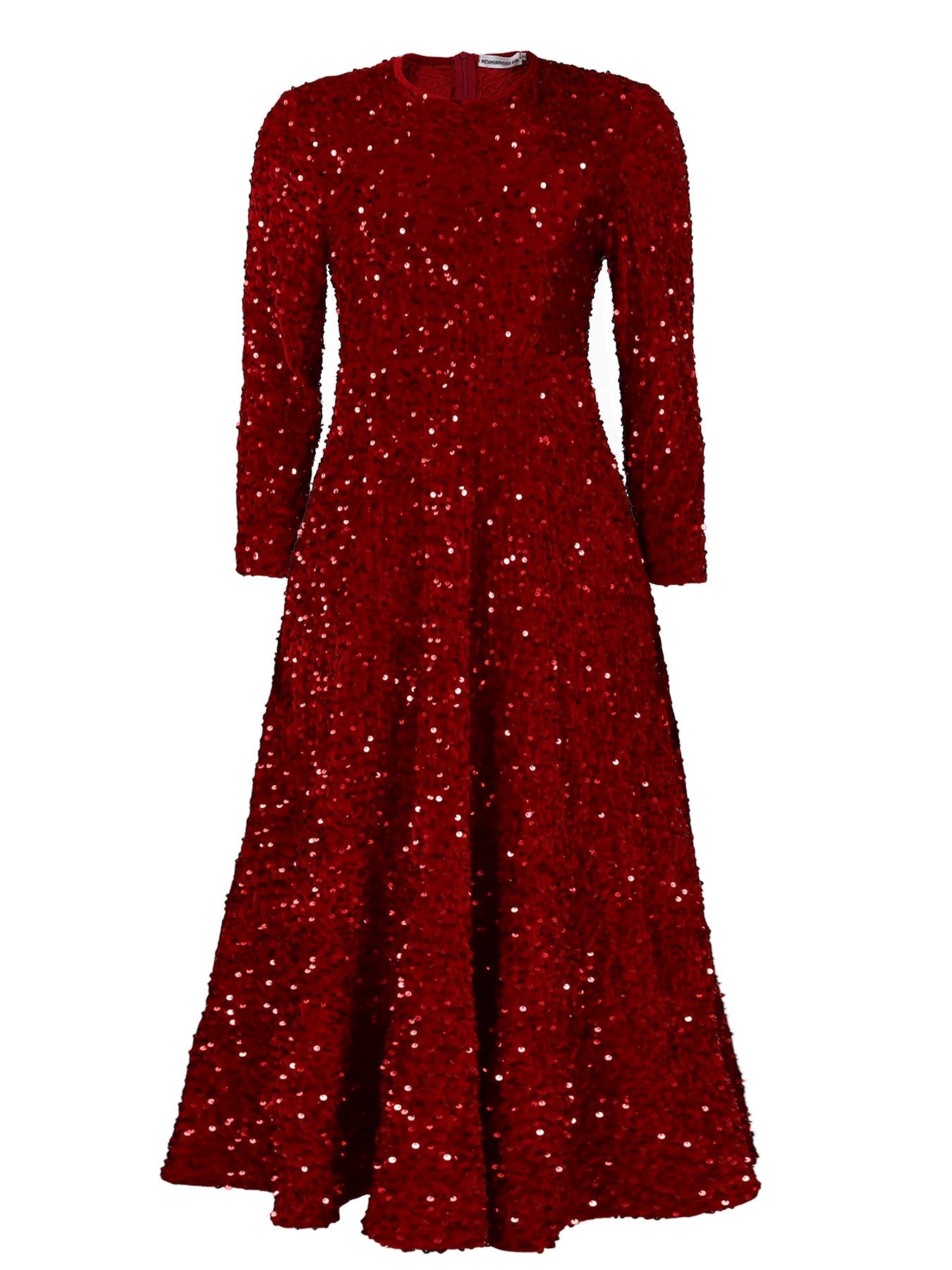 Damen Abendkleid Lang Glitzernd Eveloria