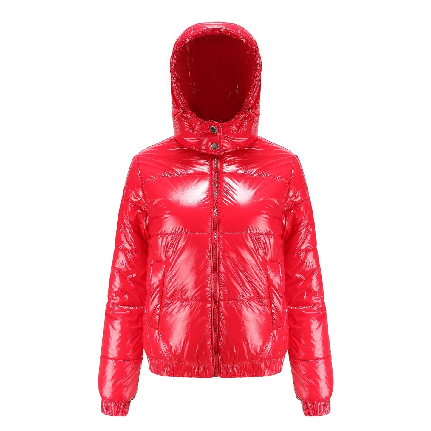 Damen Winterjacke Wasserabweisend Thermo Komfort Glänzend
