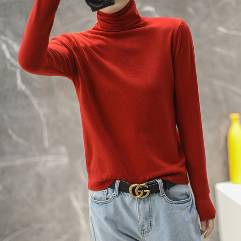 Damen Rollkragenpullover Hochwertig Eveloria
