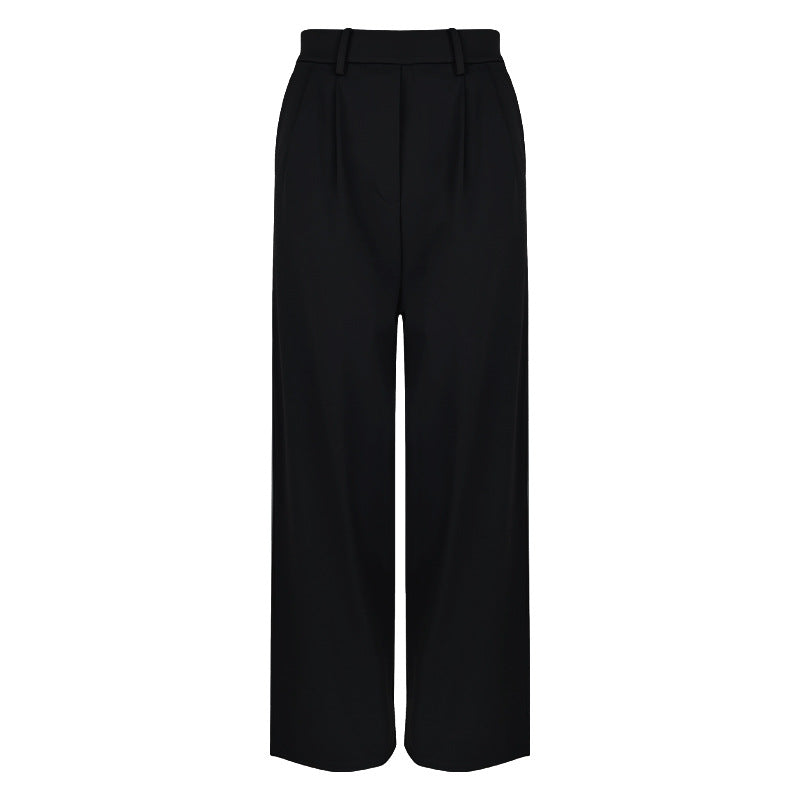 Eveloria Damen Gerade Hose mit Taschen