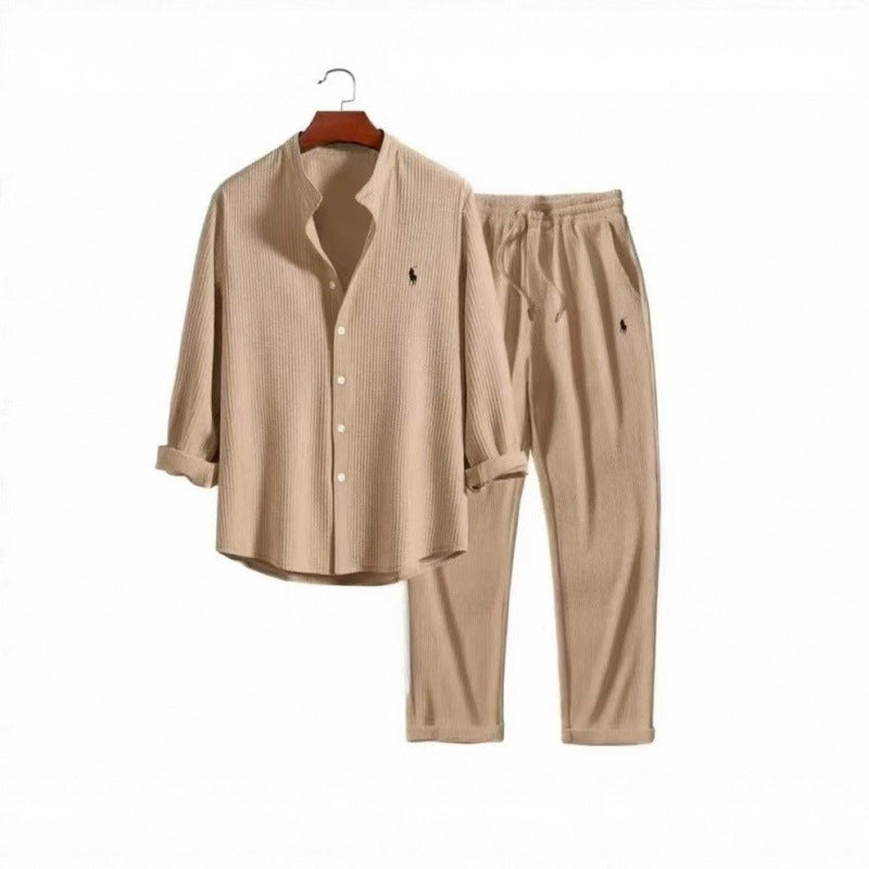 Damen Schlafanzug Set mit Hemd und Hosen Eveloria