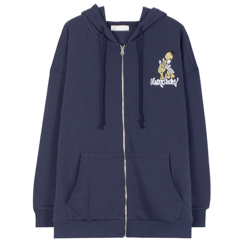 Damen Kapuzenjacke Gestickt Eveloria