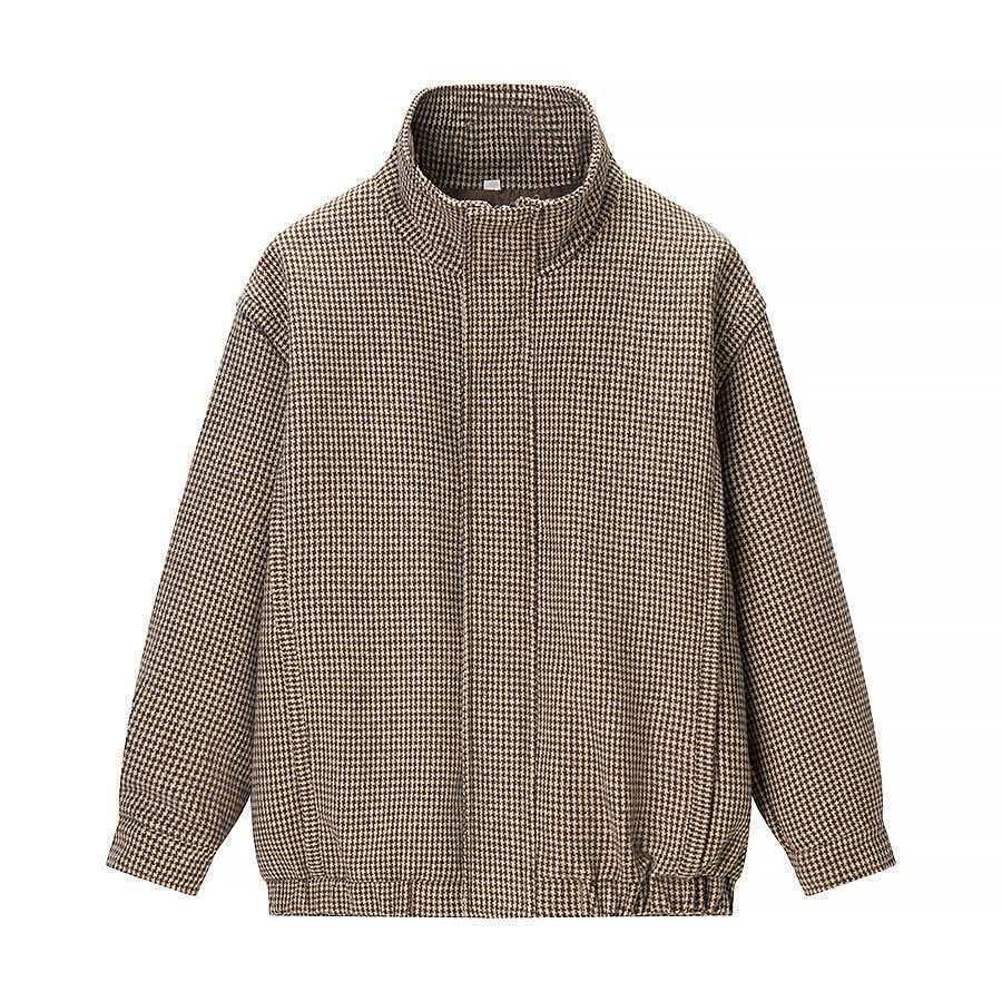 Damen Übergangsjacke Hahnentritt-Muster Eveloria