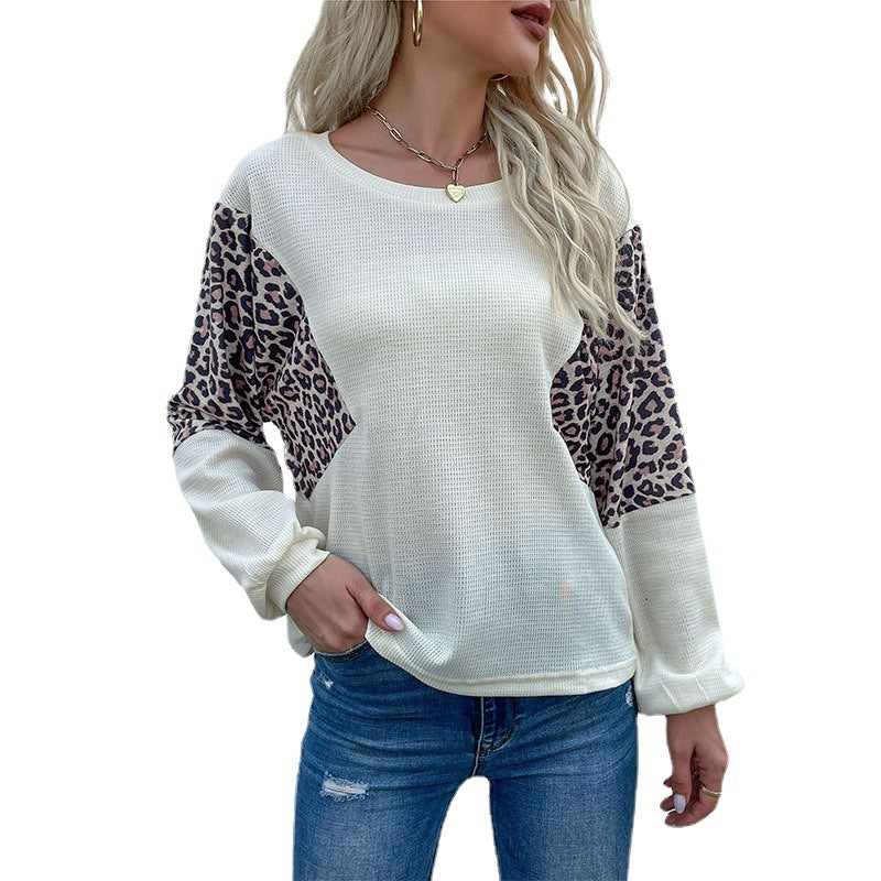 Damen Pullover Animal Print Modern Lässig Eveloria
