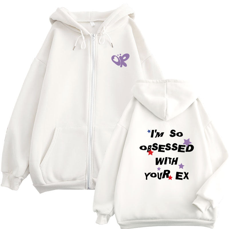 Damen Kapuzenjacke mit Aufdruck Bequem Grün