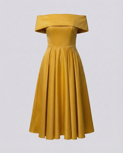 Eveloria Damen Trägerloses Satin-Kleid Partys