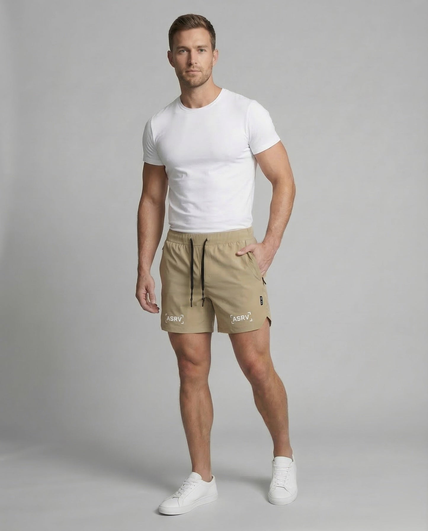 Herren 2in1 Kompressions-Trainingshose